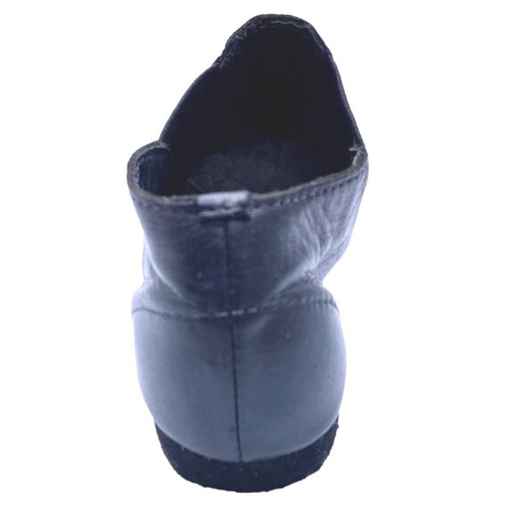 Dance Class Jaden Girls Split Sole Gore Jazz Dance Booties 3 Shoes Black Leather - Picture 5 of 7